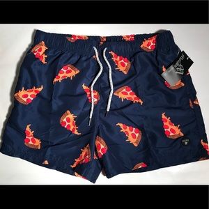 NWT Molokai Surf Co. Men’s Pizza Swim Trunks (M)